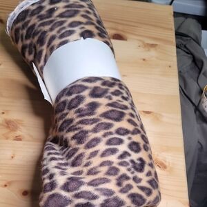 Leopard Print Plush Blanket